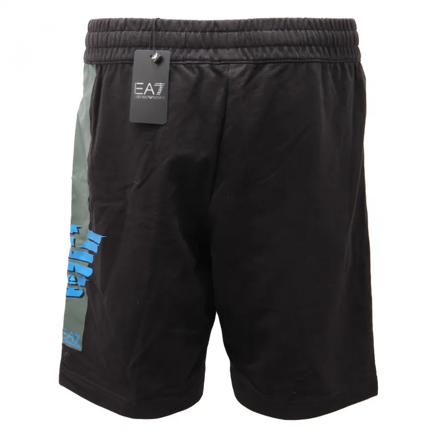 0622AE bermuda uomo EMPORIO ARMANI black cotton shorts man