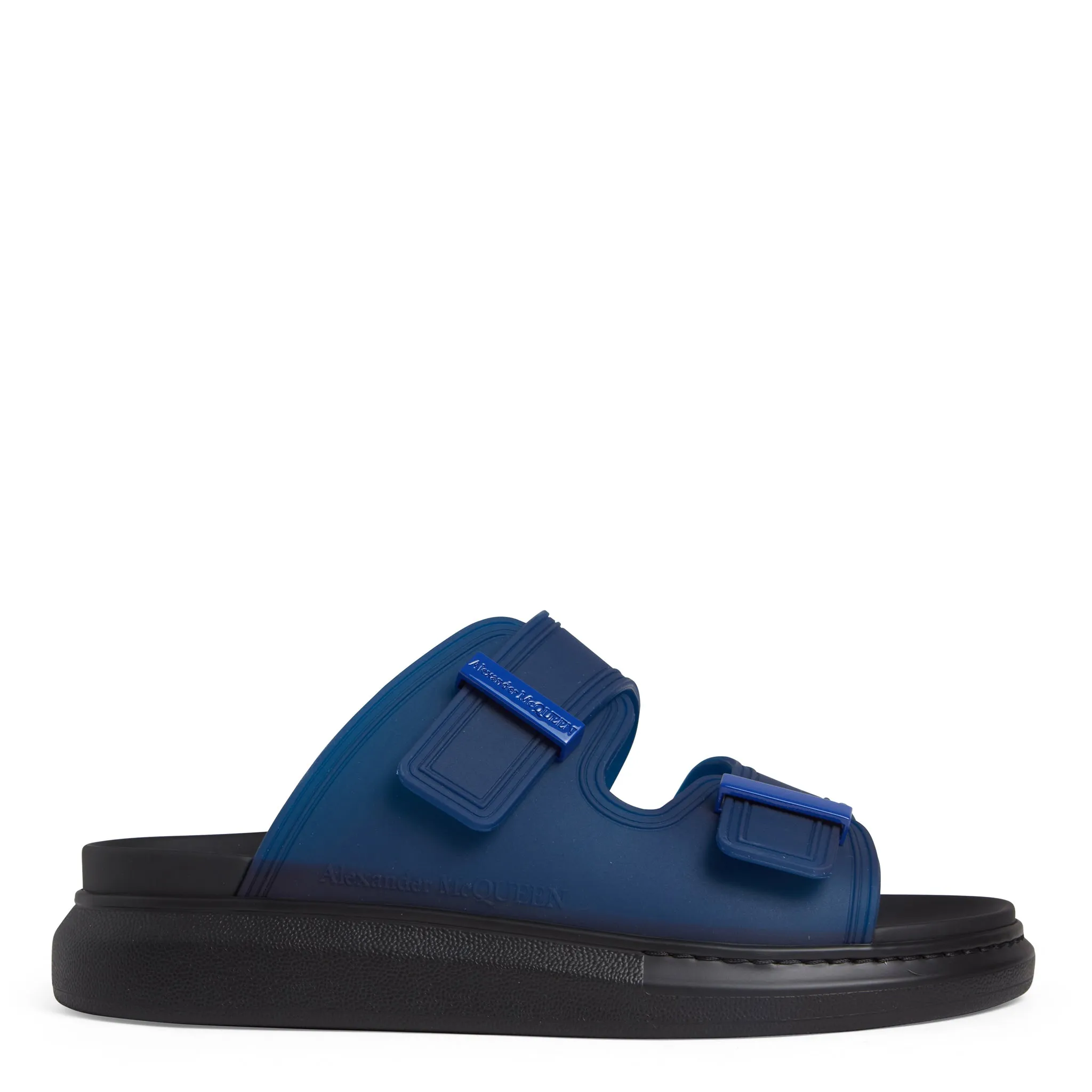 ALEXANDER MCQUEEN  Sandali ''Hybrid'' in gomma blu