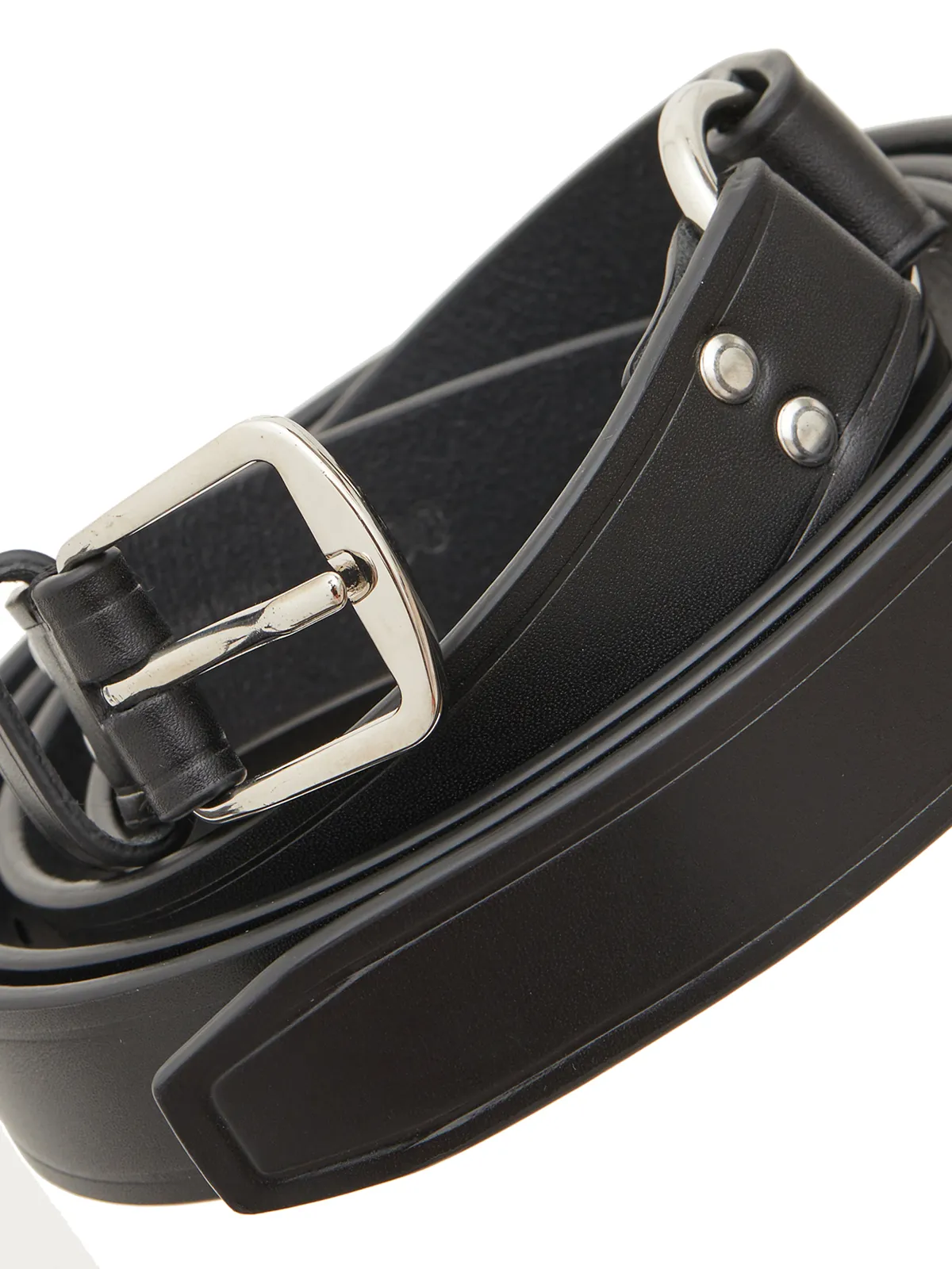 ANN DEMEULEMEESTER  CINTURA MAPE IN PELLE 