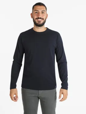 Baci & Abbracci T-shirt en coton à manches longues pour hommes