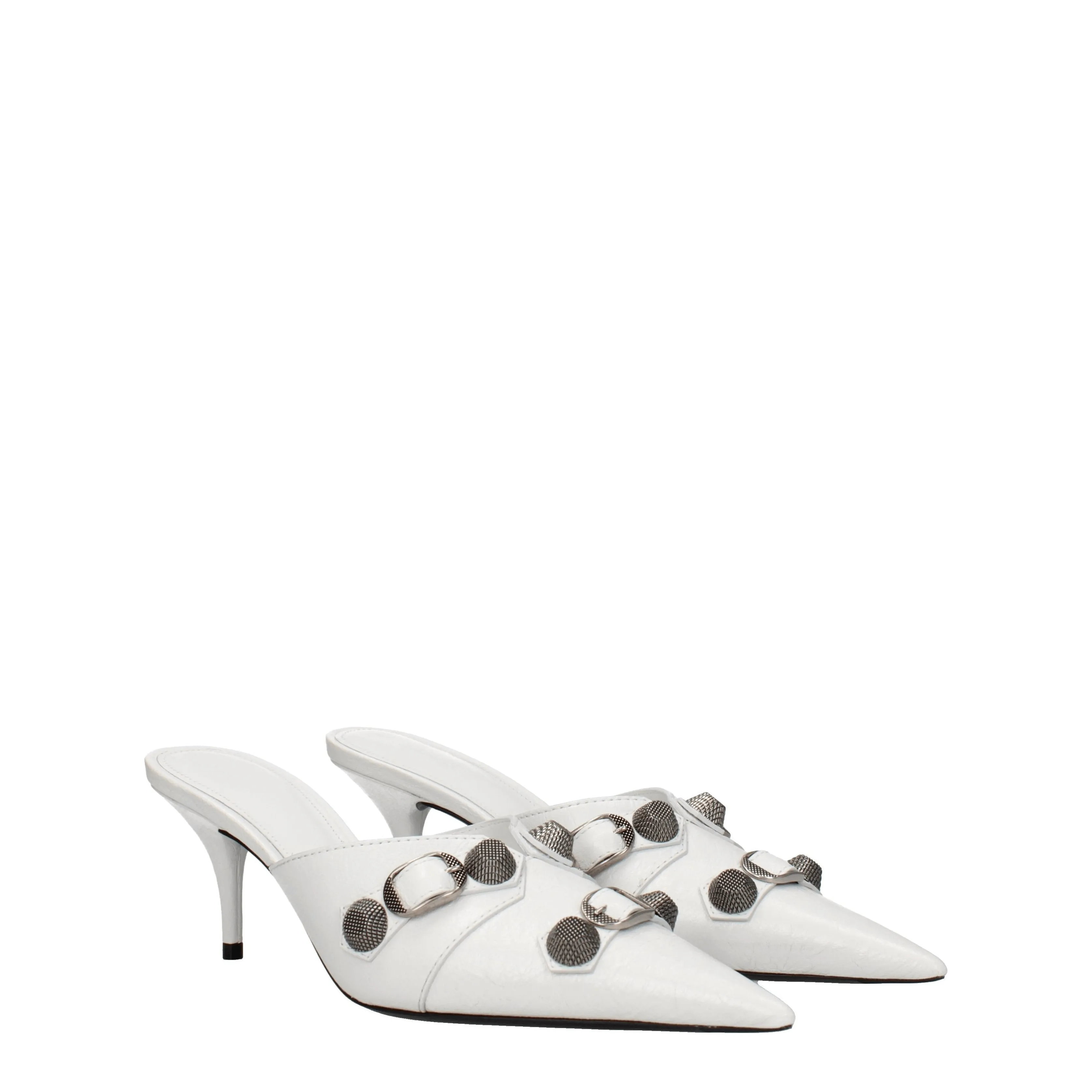 Balenciaga Sandali Donna Pelle Bianco