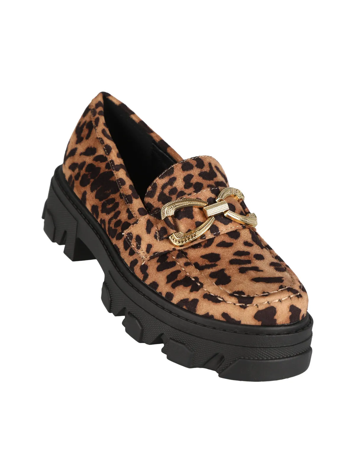 Bellamica Mocassins léopard femme