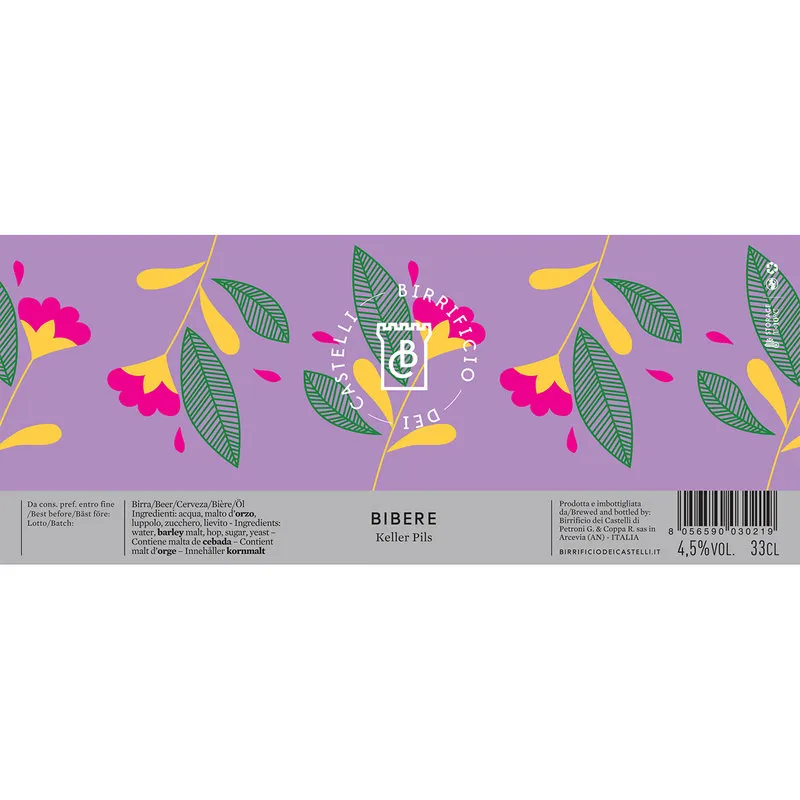 Birrificio dei Castelli Scatola degustazione 18 lattine da 33 cl:  6 Bibere Killer Pils - 4 Mirabilia DDH Pale Ale - 4 Brevis Fu