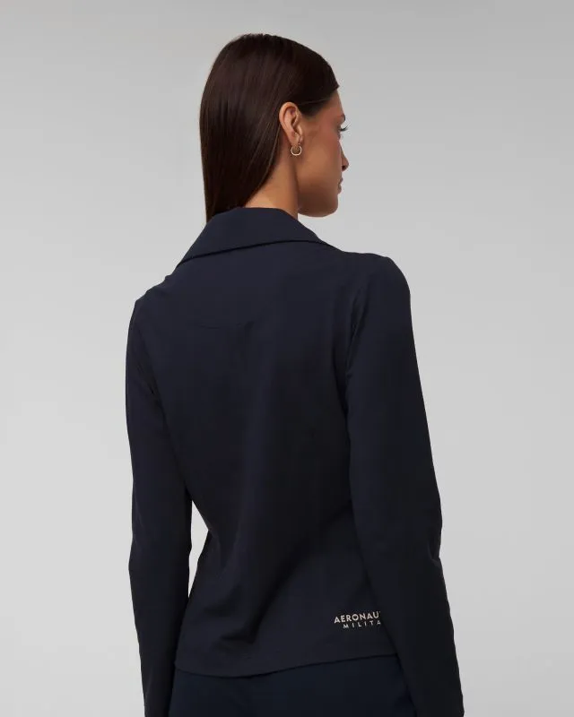 Blazer blu scuro da donna Aeronautica Militare