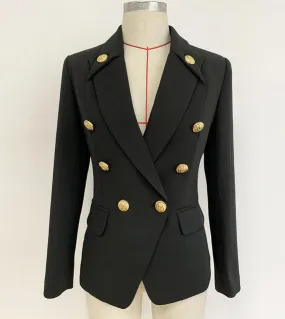 Blazer di alta qualità più recente 2023 Designer Blazer da donna Bottoni a doppio petto Bottoni in metallo Blazer Wearblazers es