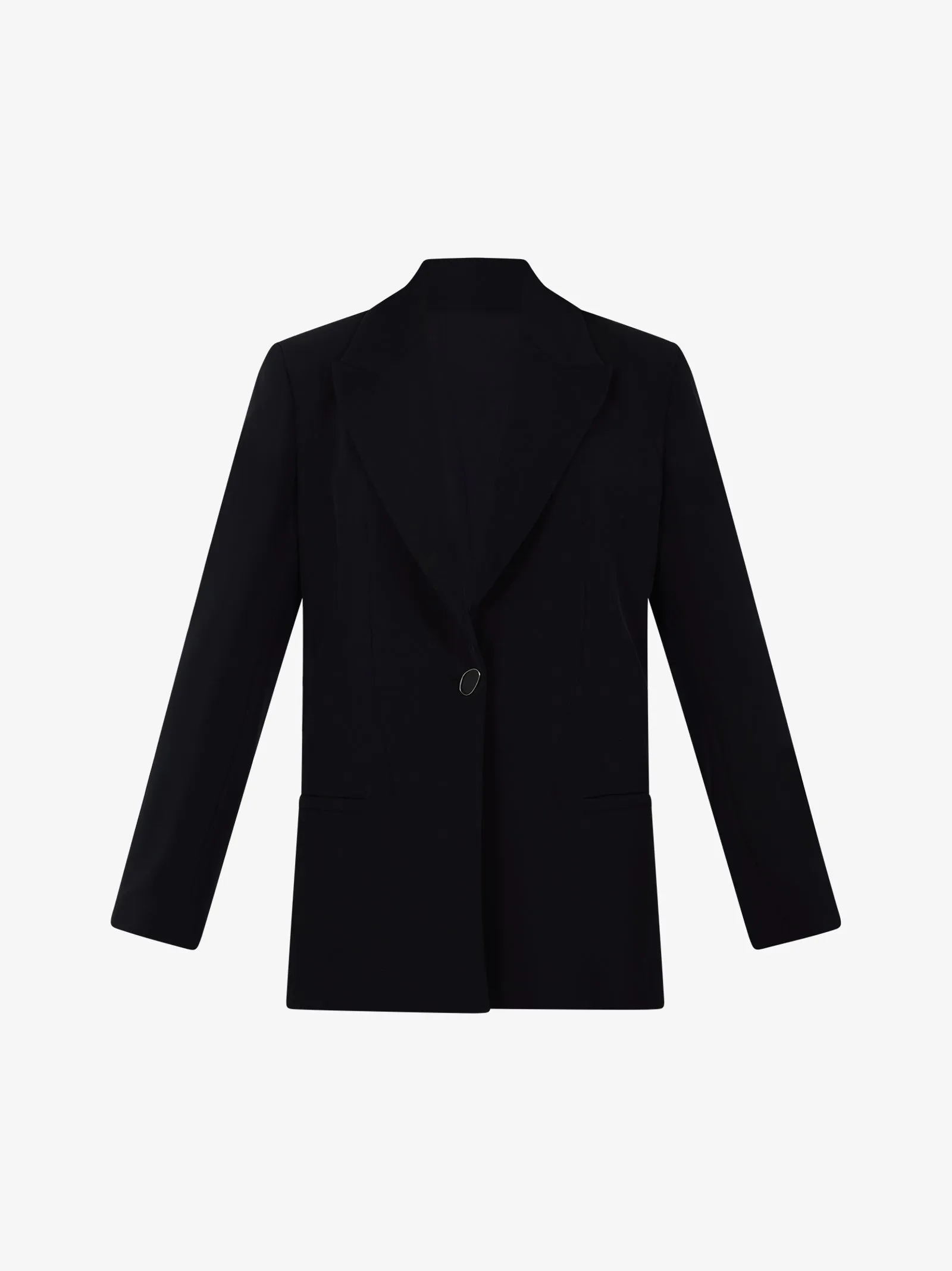 Blazer monopetto donna nero