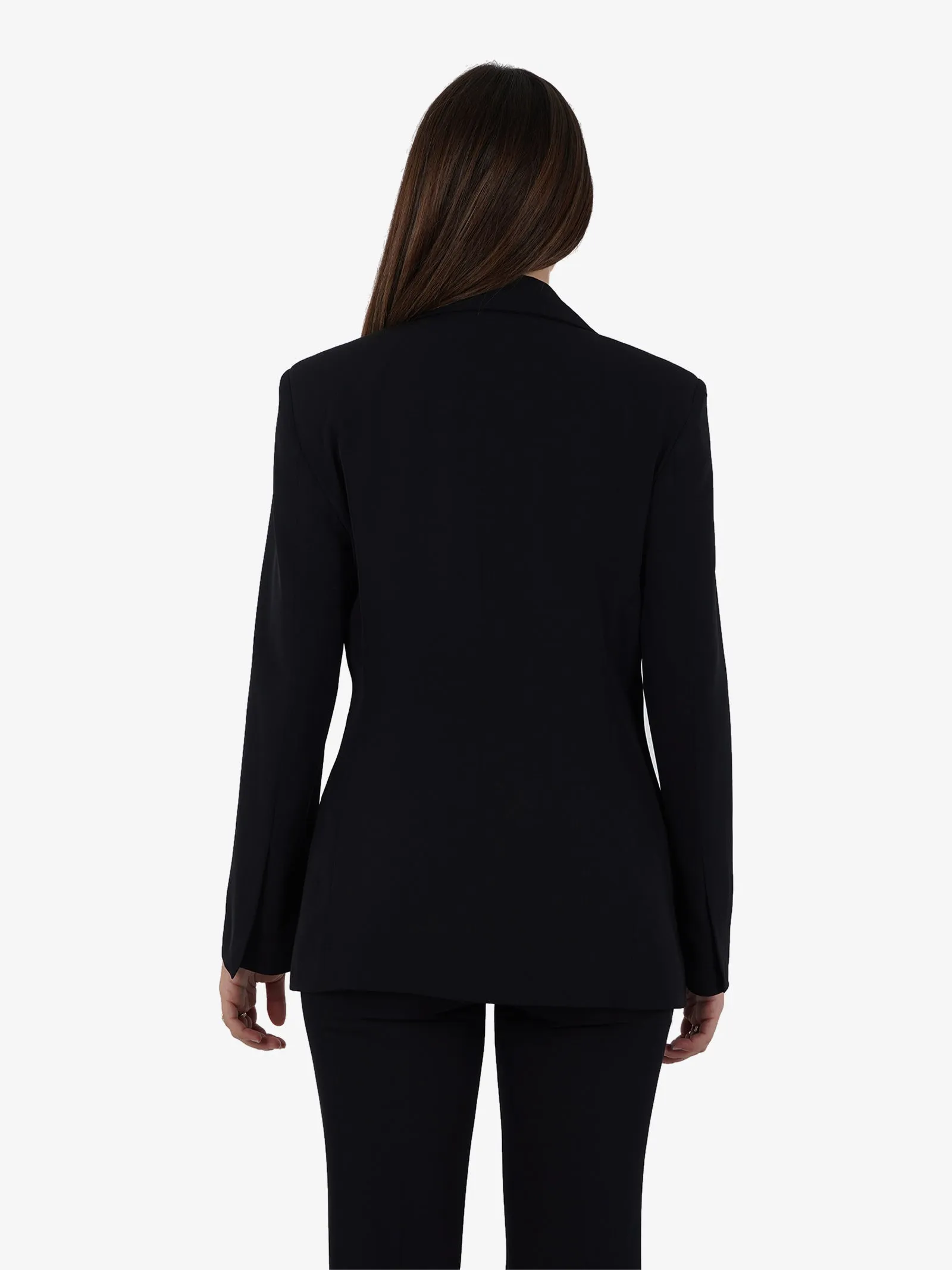 Blazer monopetto donna nero