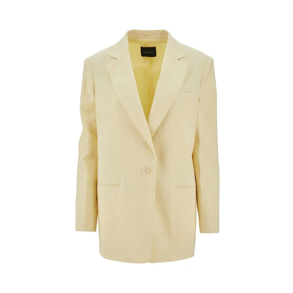 Blazer oversize 'Guia' in misto lino