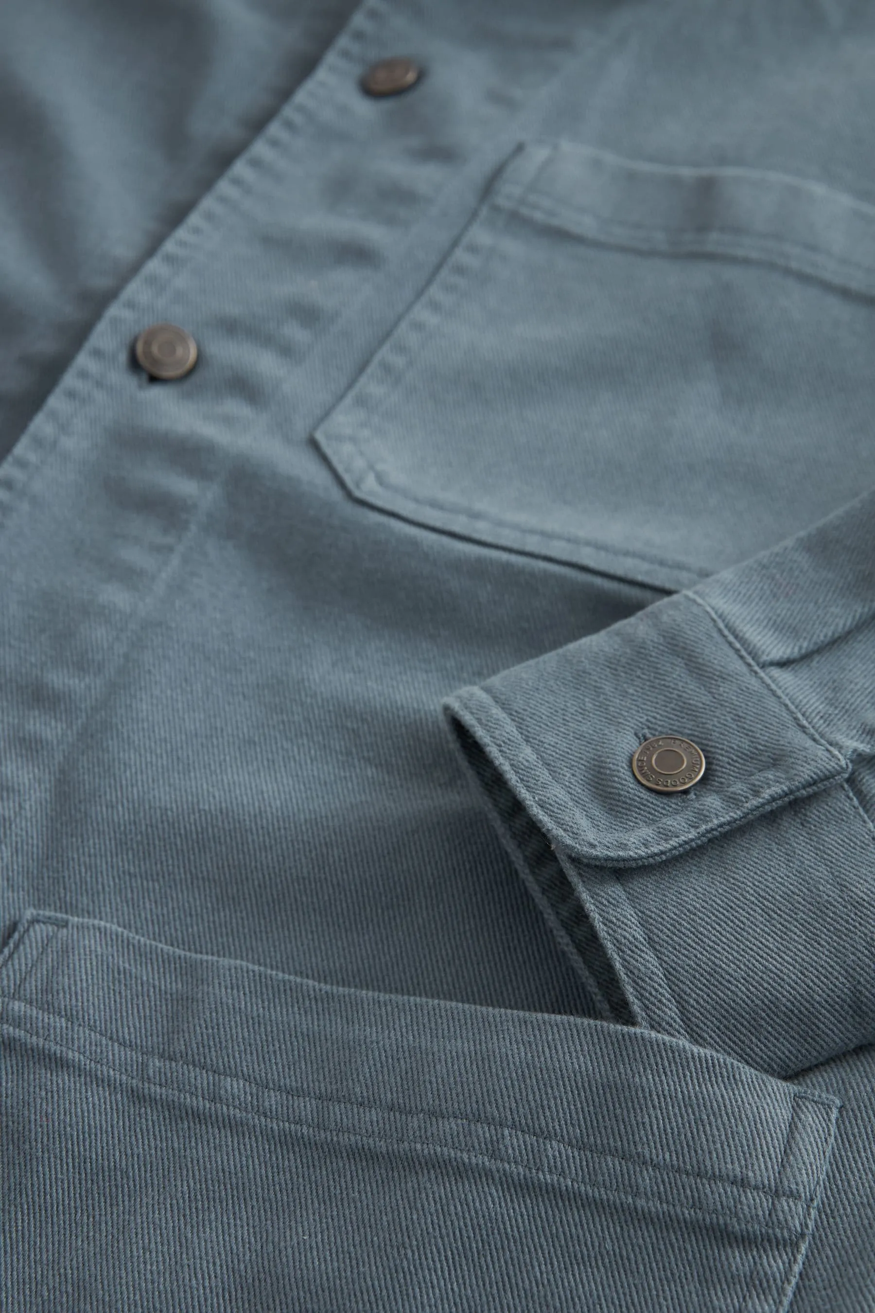 Blu  - Chore - Camicia in twill