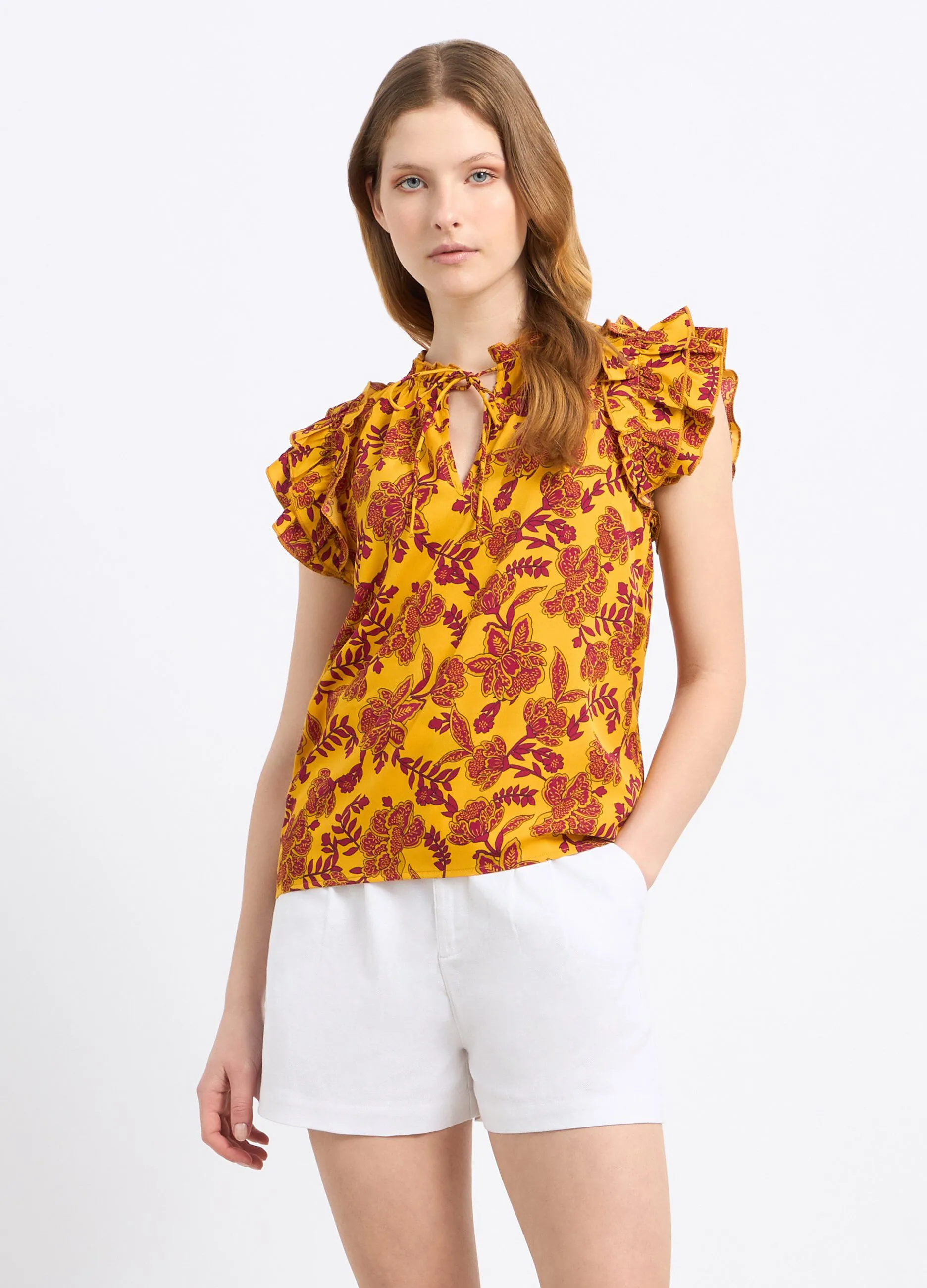 Blusa con stampa donna