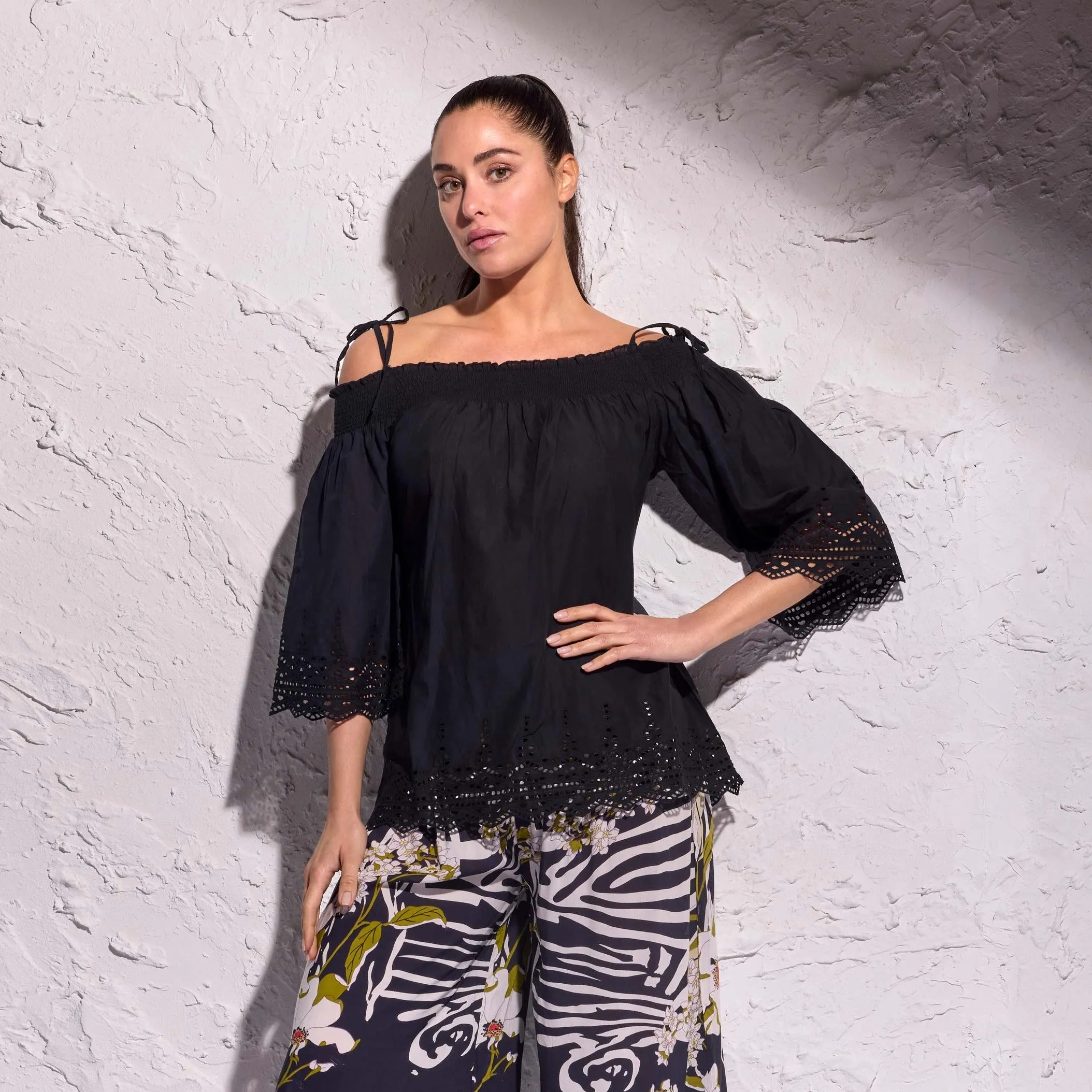 BLUSA INSERTI IN PIZZO