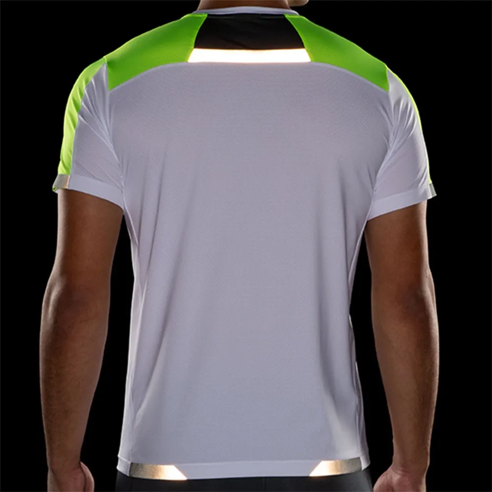 Brooks Maglia Running Run Visible Bianco Uomo