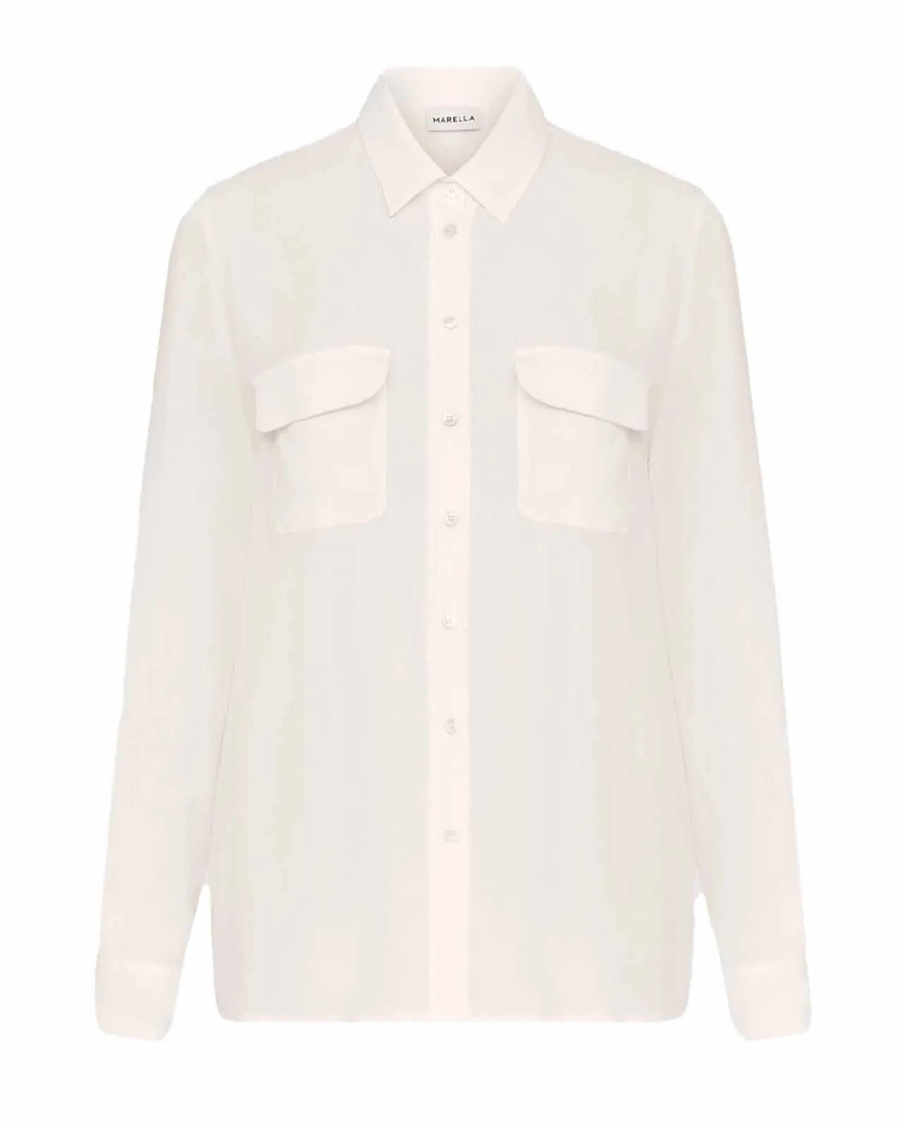 Camicia Ferrara seta bianca