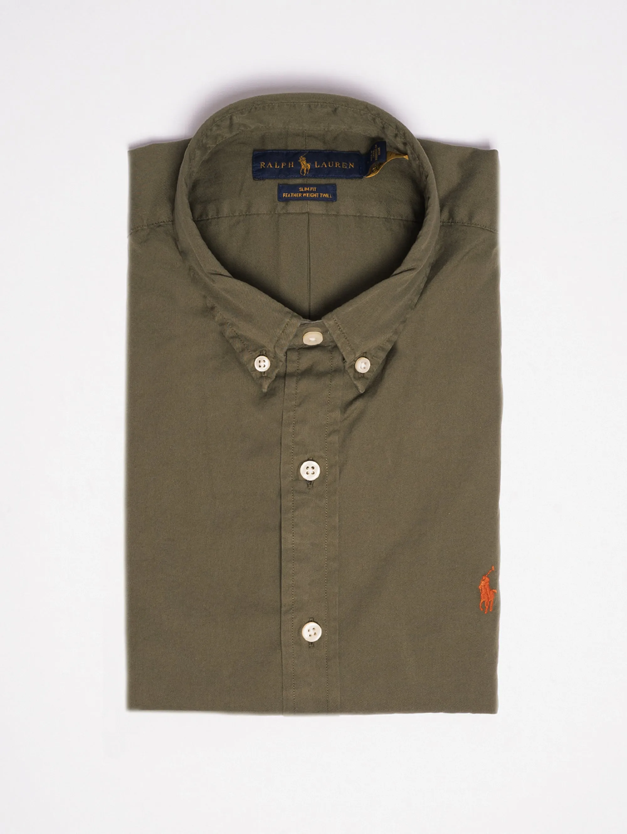 Camicia in Twill Verde