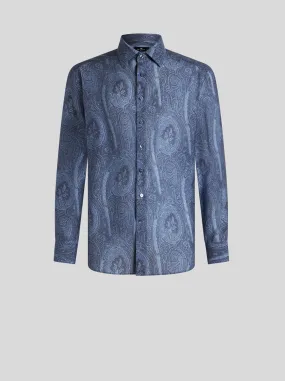 CAMICIA PAISLEY IN SETA