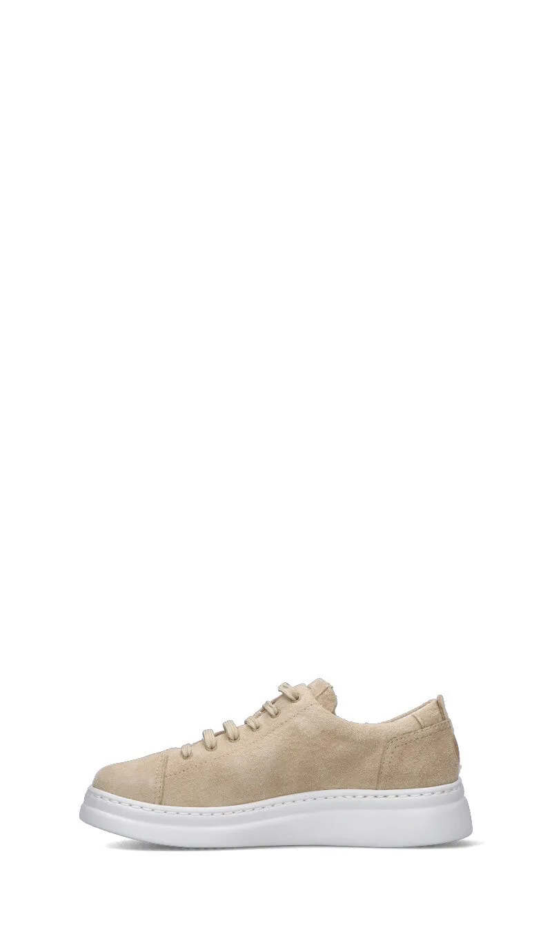 CAMPER Sneaker donna beige in suede