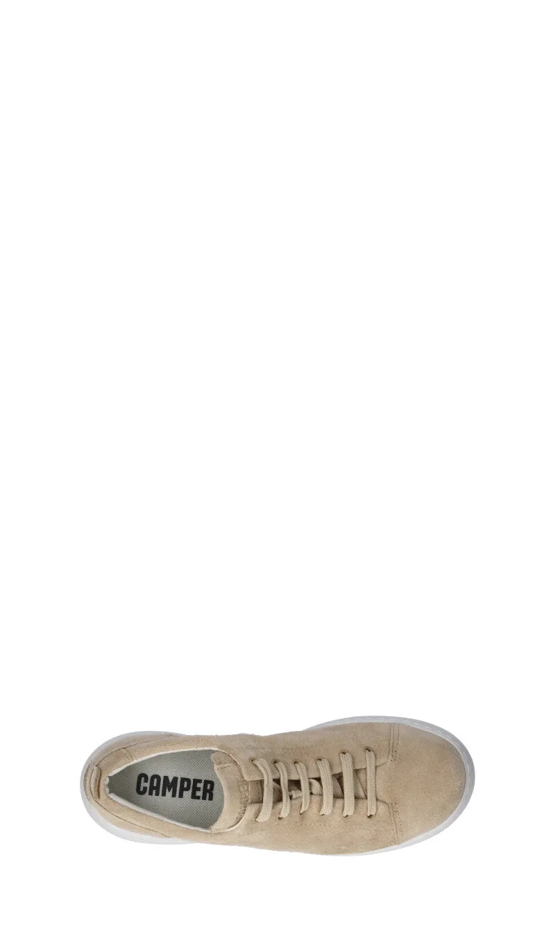 CAMPER Sneaker donna beige in suede