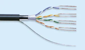 Cavo Ethernet Cat5e (F/UTP) Tasker, guaina in PVC col. Grigio, Senza terminazione