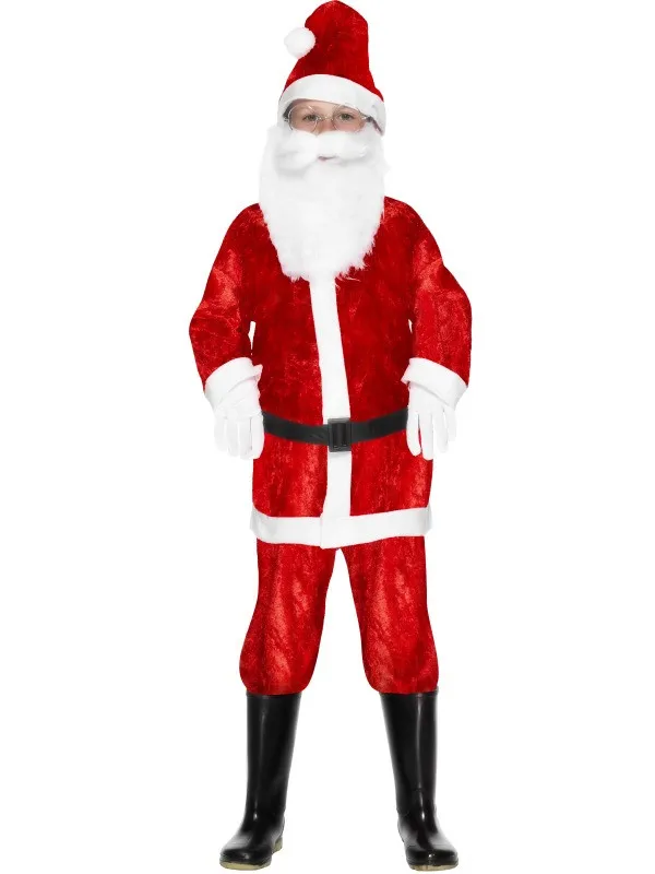 Costume Bimbo Babbo Natale- Vestito Bambino