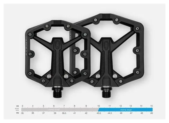 Crankbrothers Stamp 1 Gen 2 - Small Flat Pedals Red