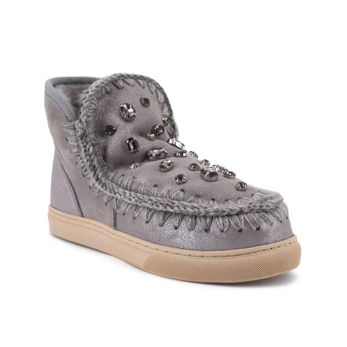 Eskimo Sneaker Strass, Argento