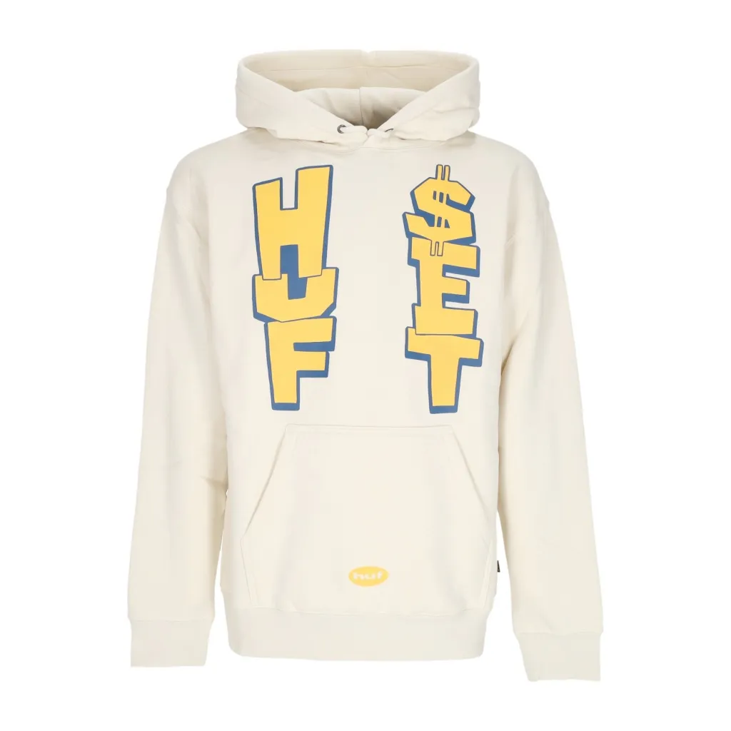 felpa cappuccio uomo anthem po hoodie BONE