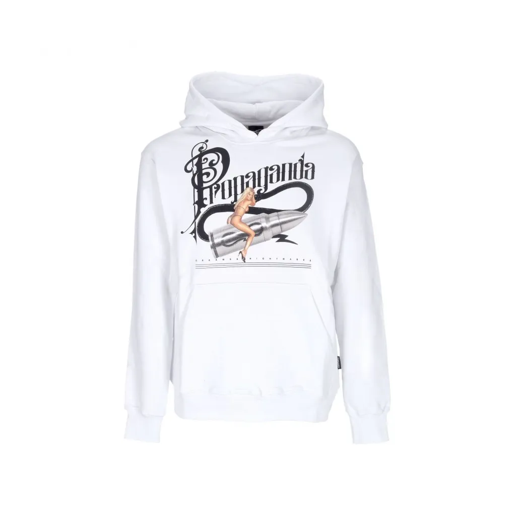 felpa cappuccio uomo dreams hoodie WHITE