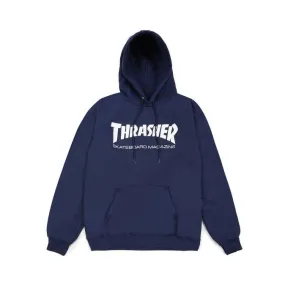 Felpa Cappuccio Uomo Skatemag Hood Navy/bianco