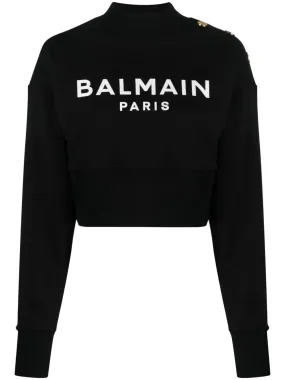 Felpa con logo Balmain