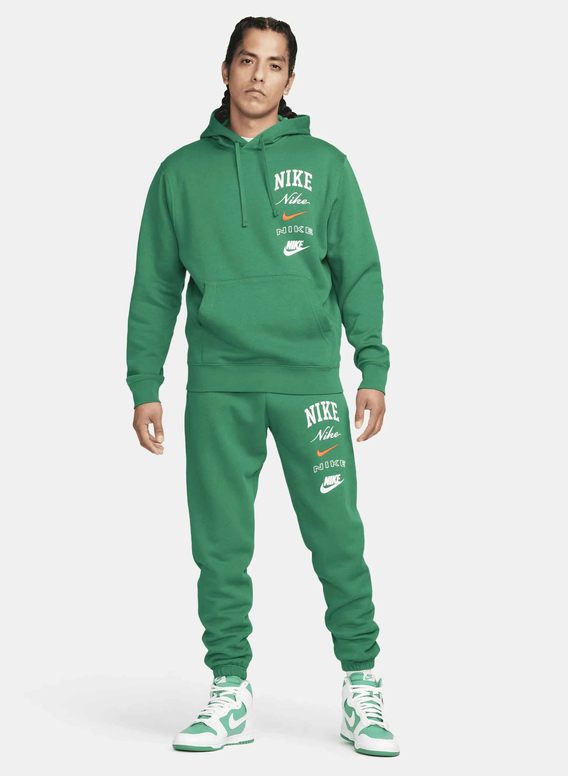 felpa hoodie club fleece stack