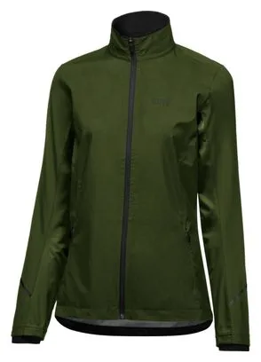 Giacca da corsa Gore Wear R3 Partial Gore-Tex Infinium Khaki da donna