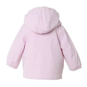 Giubbotto Jack Warm Double Rosa E Beige Bimba