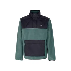 giubbotto pile infilabile uomo mammoth pullover DUCK GREEN/BLACK