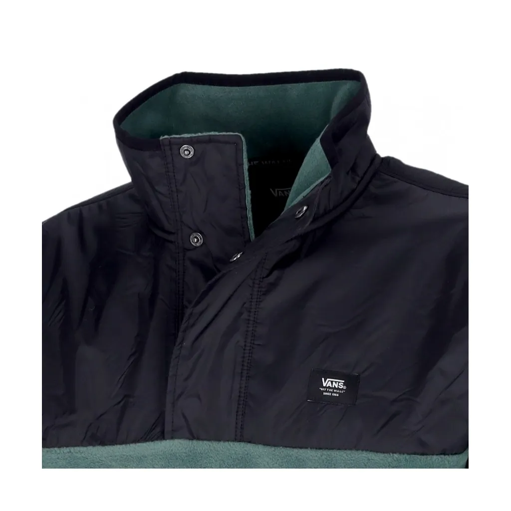 giubbotto pile infilabile uomo mammoth pullover DUCK GREEN/BLACK