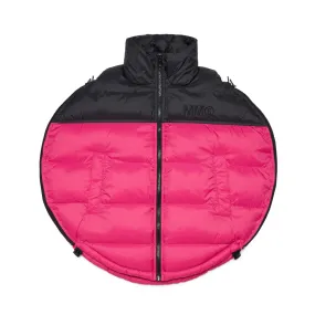 Giubbotto Round Model Mm6 Fucsia E Nero