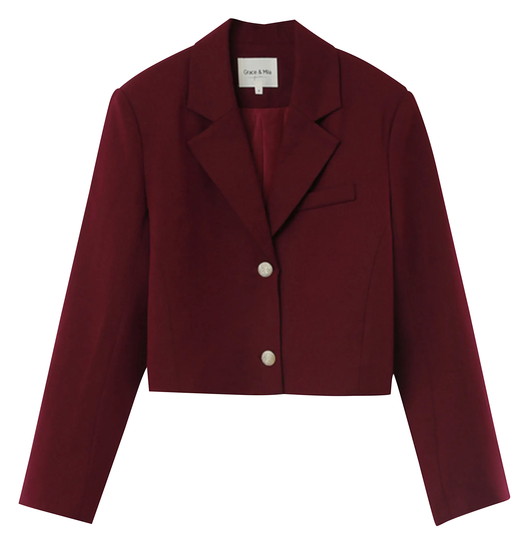  GRACE ET MILA   OTTO - Blazer dritto con revers | Rosso