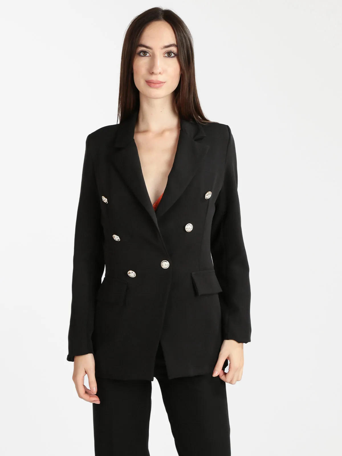 Hdl Milano Blazer femme à double boutonnage