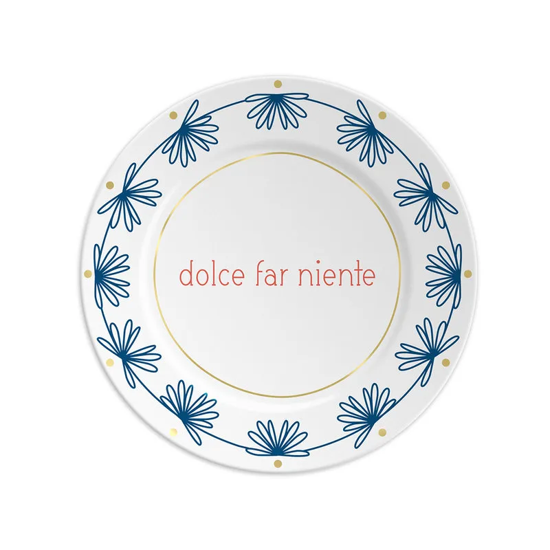 Ilaria I Piatto in porcellana Summer 16cm DOLCE FAR NIENTE