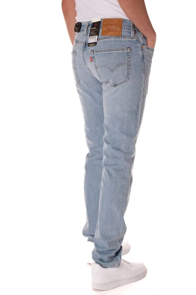 jeans 511 uomo celeste