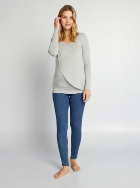 Jeans premaman superstretch - BLU