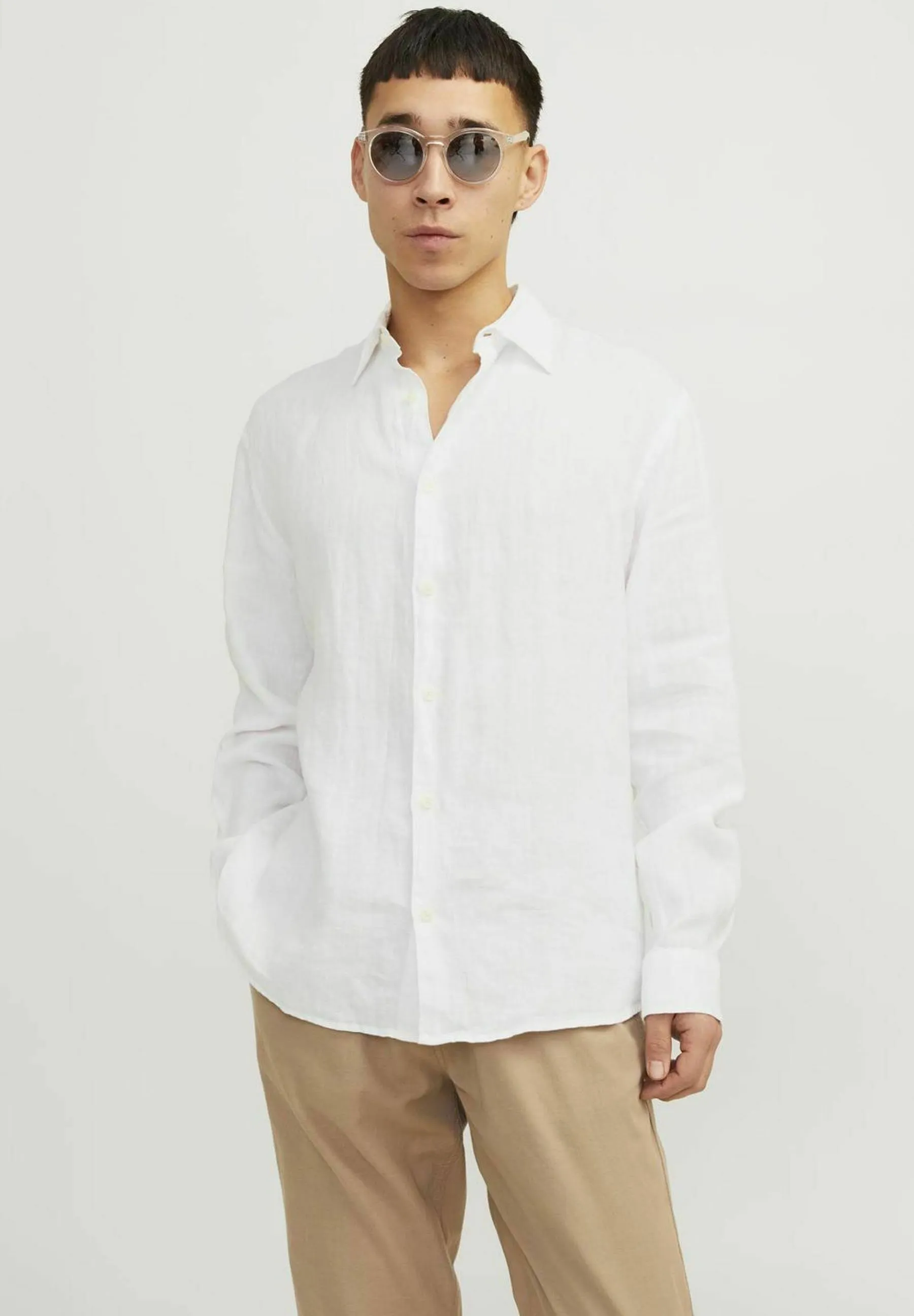 JPRCCLAWRENCE LINEN SHIRT - Camicia