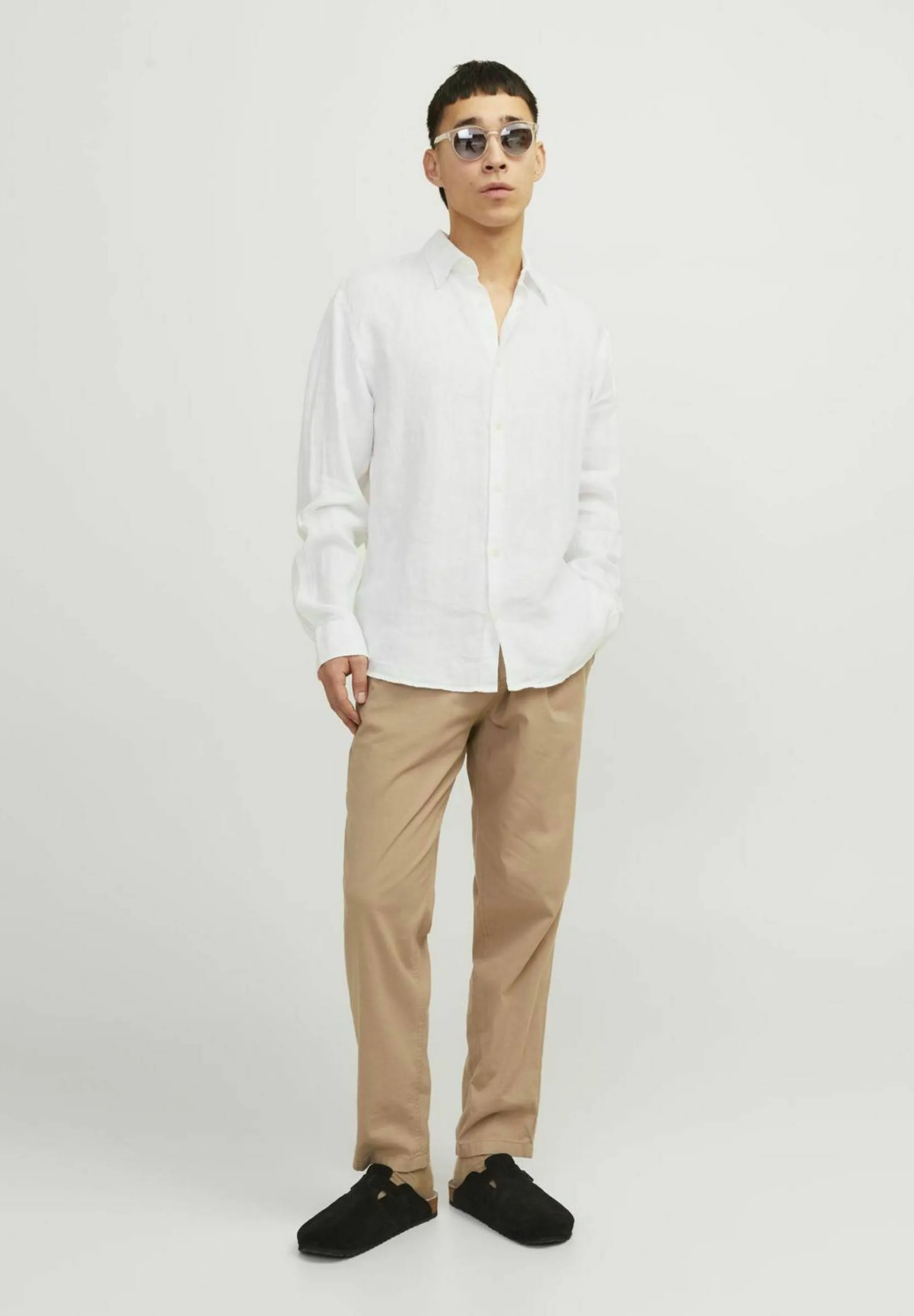 JPRCCLAWRENCE LINEN SHIRT - Camicia