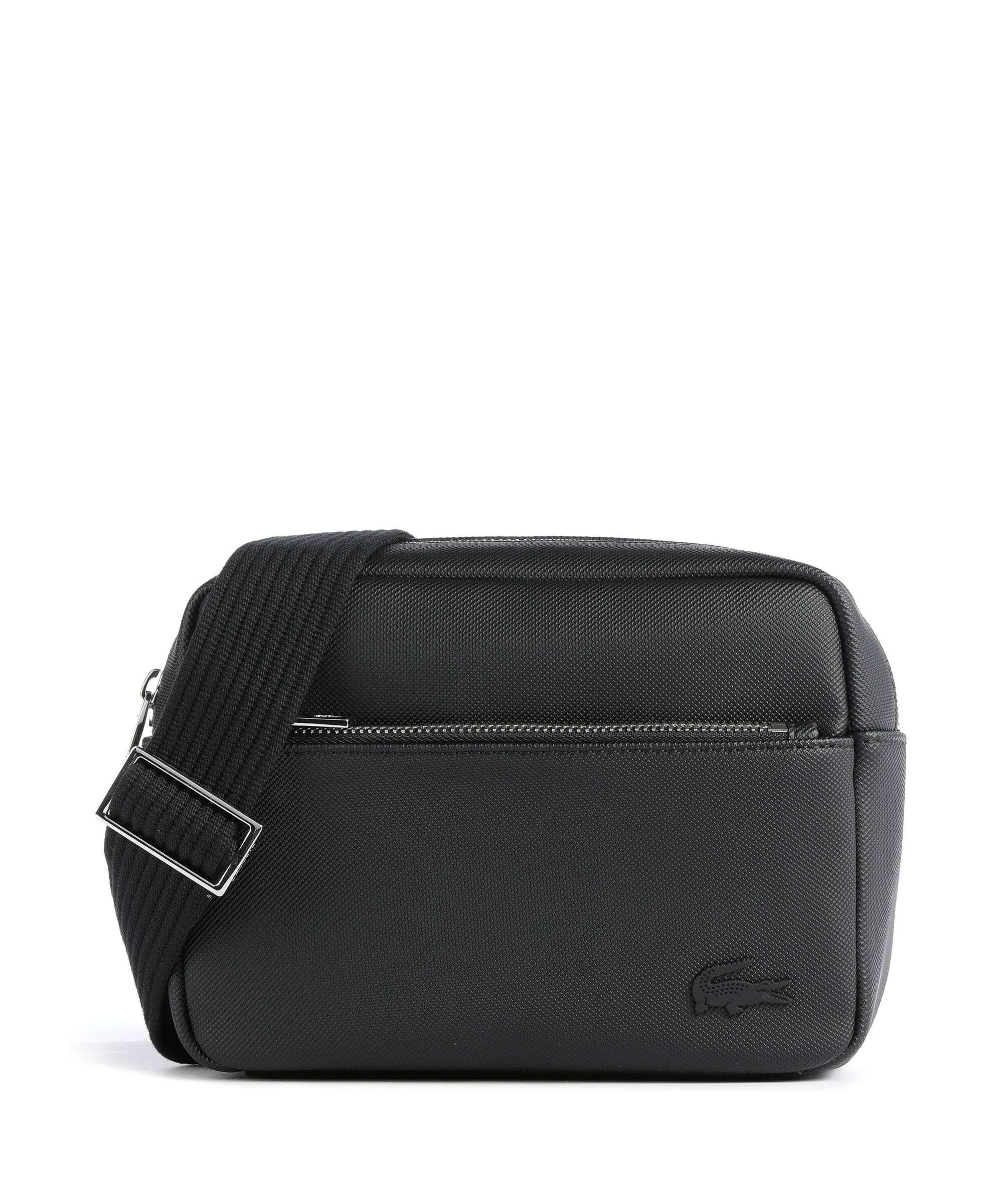  Lacoste Mens Classic Marsupio poliuretano nero  