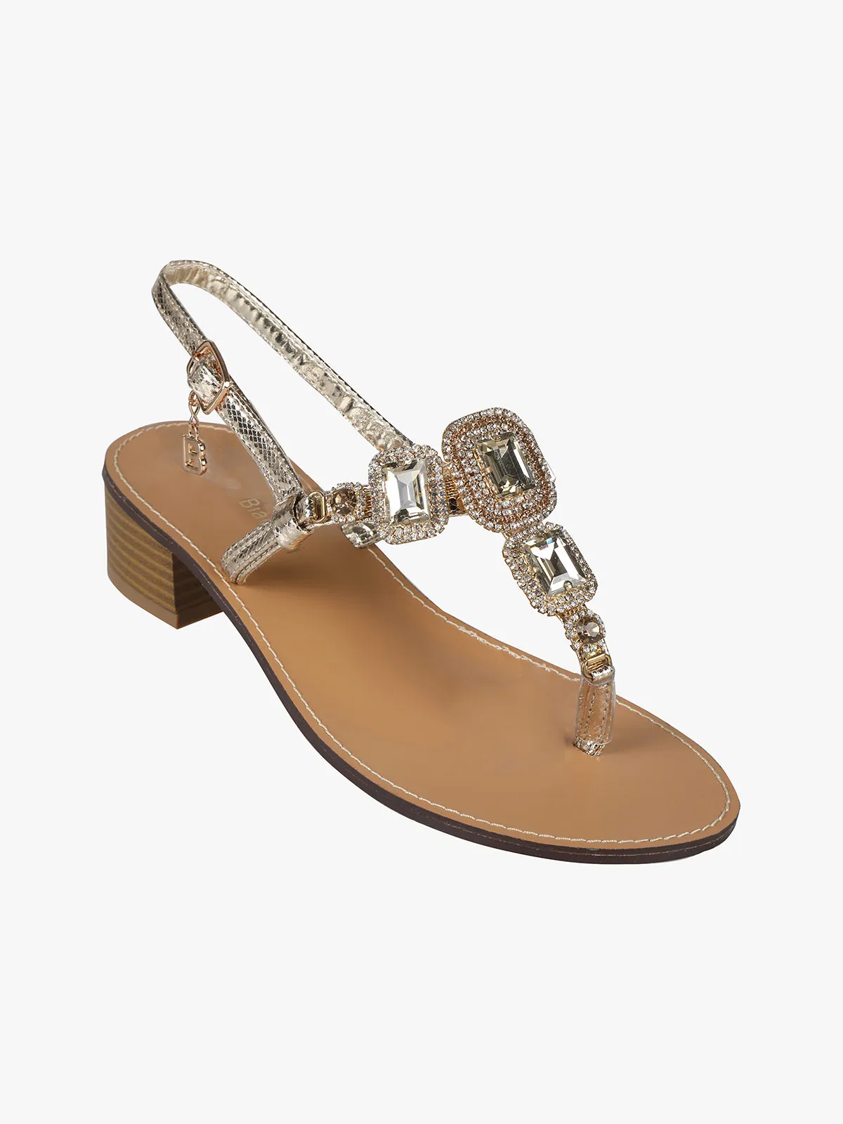 Laura Biagiotti Tongs bijoux à talons pour femme