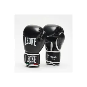 LEONE GUANTI BOXE FLASH NERO 6OZ JUNIOR