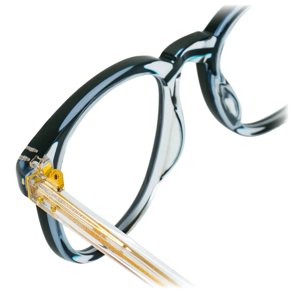Linda Farrow - Occhiali da Vista D-Frame 178 C16 - Chiaro e Nero - Linda Farrow Eyewear