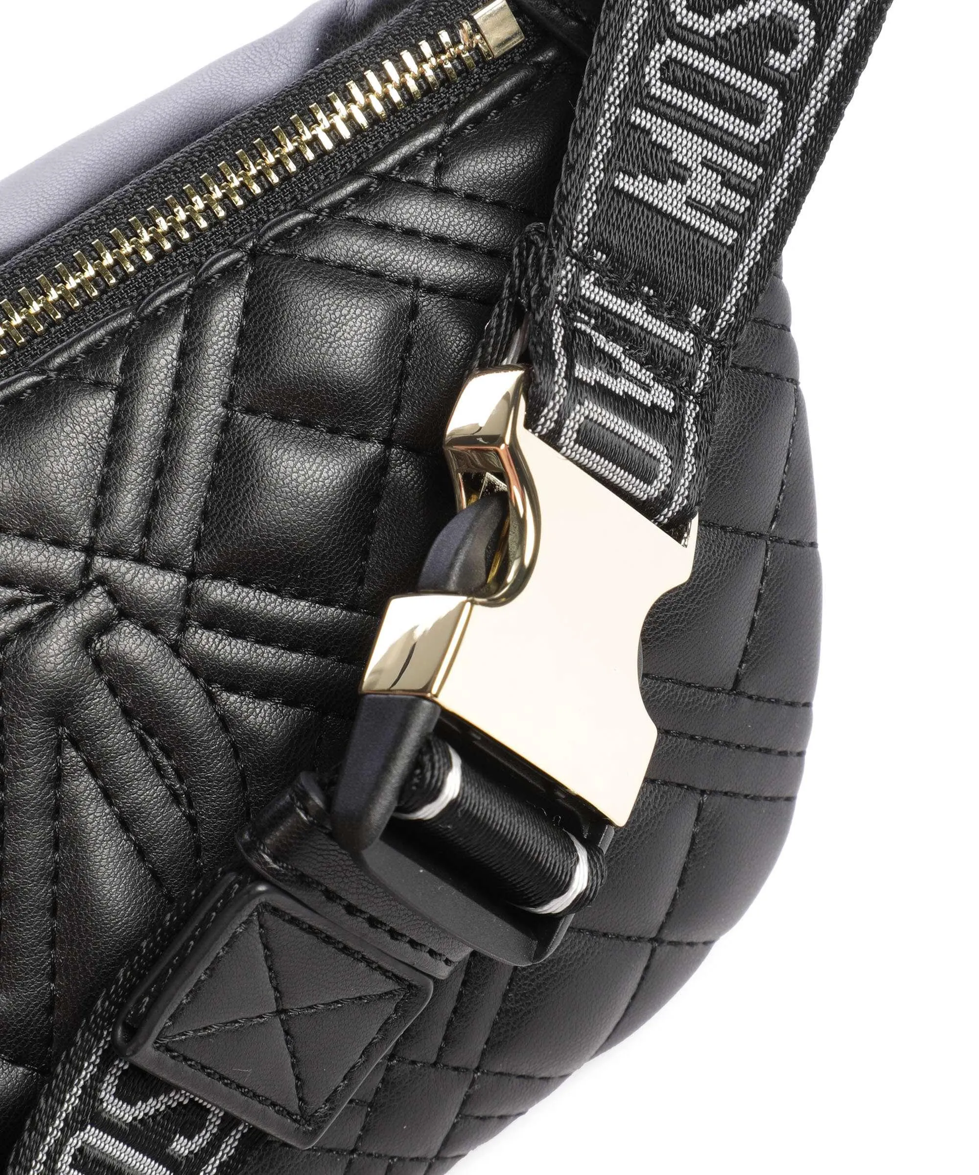  Love Moschino Quilted Marsupio pelle sintetica nero  