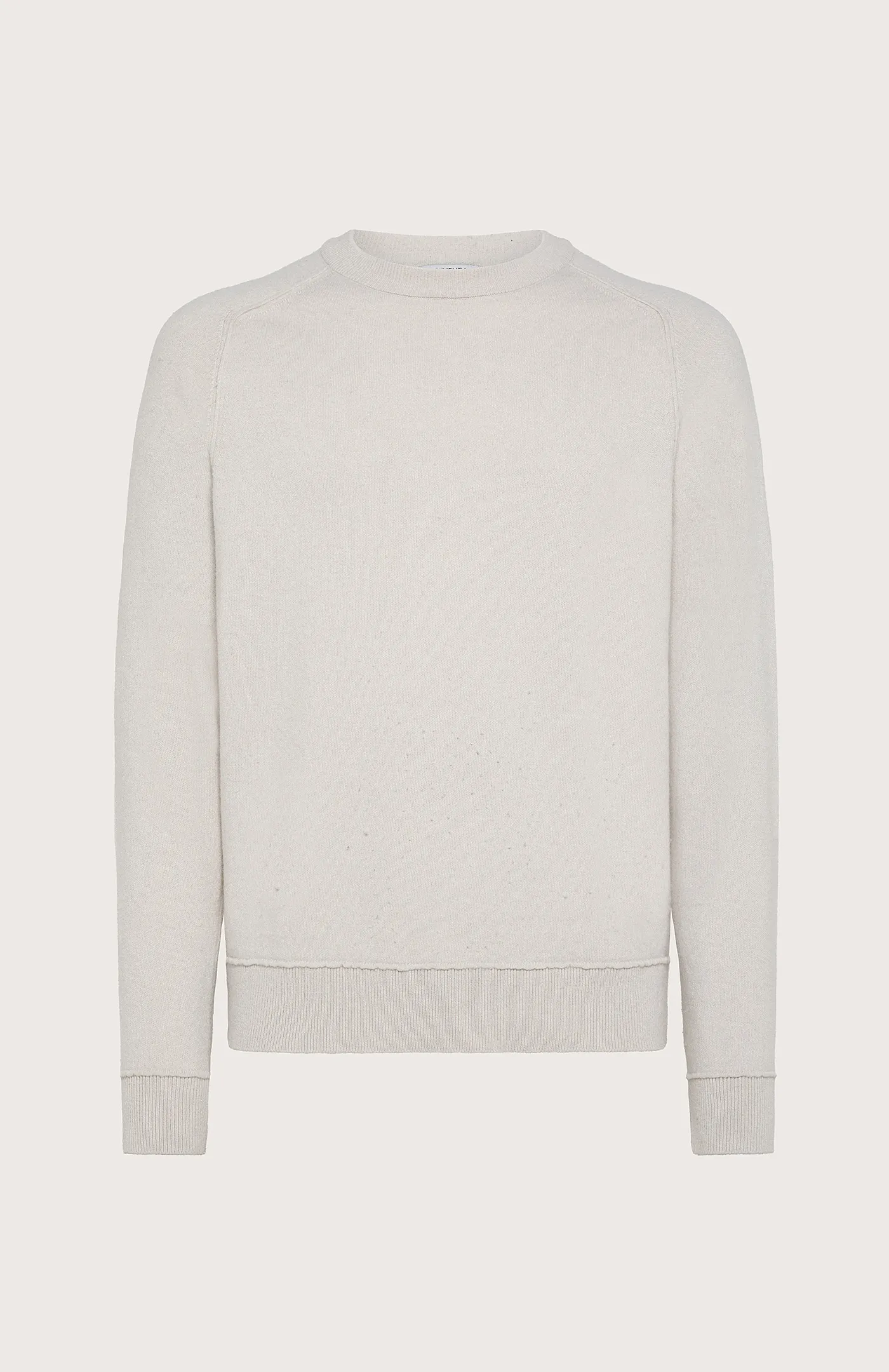 Maglia con finiture effetto felpa