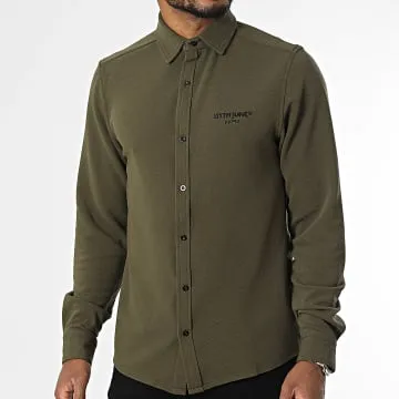 Maglia over verde kaki