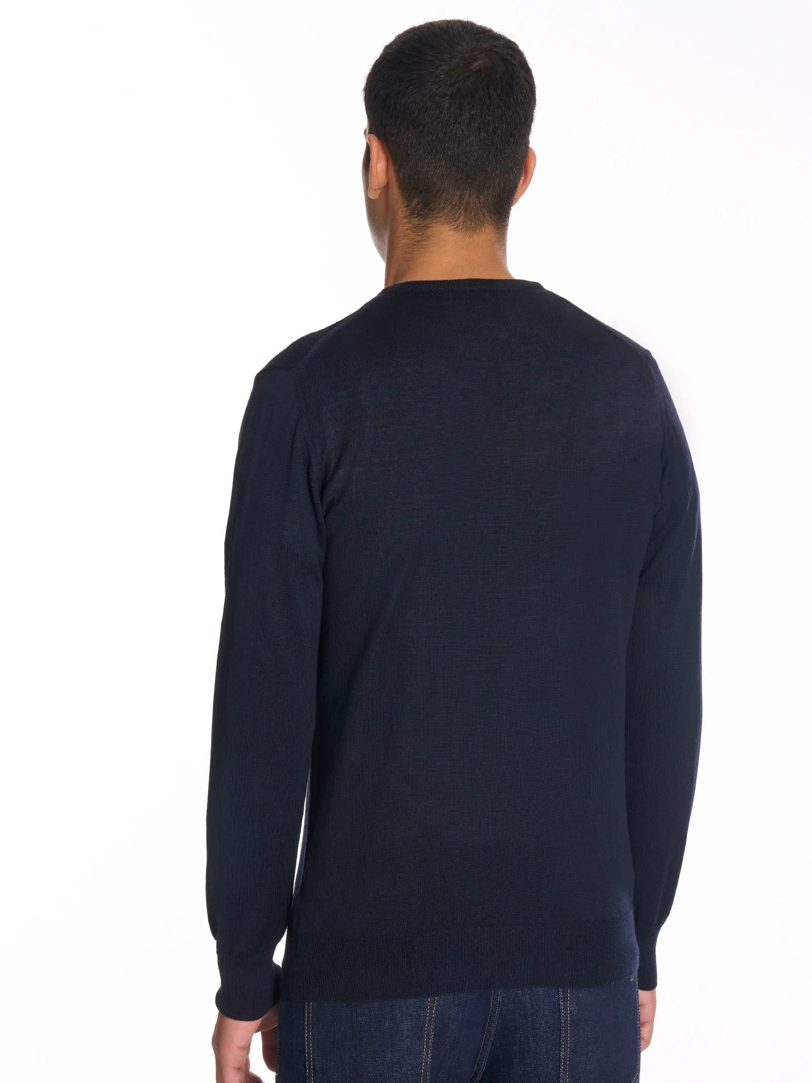 Maglia scollo a V in Merino 2.0 - Amaranto